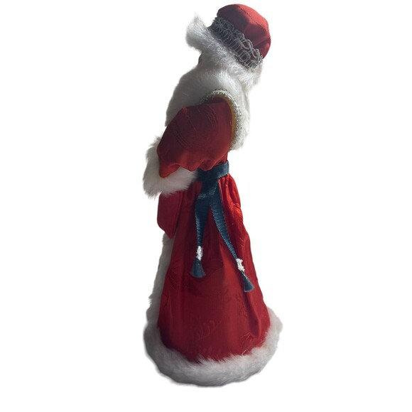 Vintage Russian Traditional Christmas Santa Wood Face Doll Handmade Painted 10” - Picture 4 of 12
